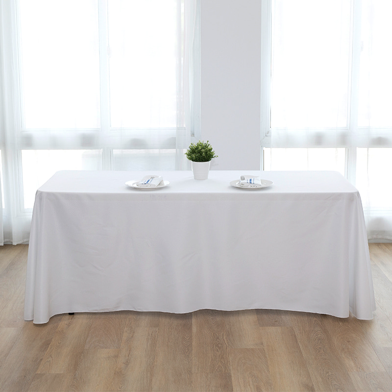 90x132 '' Sply Polyester solidum color Nuptialis convivium inapercloths