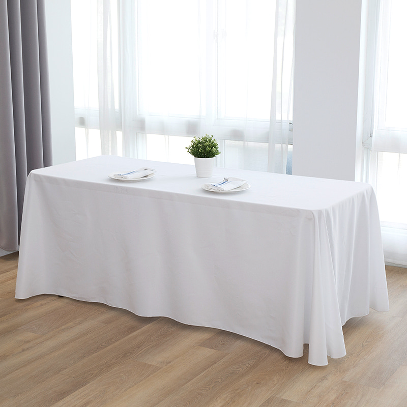 90x132 '' Sply Polyester solidum color Nuptialis convivium inapercloths