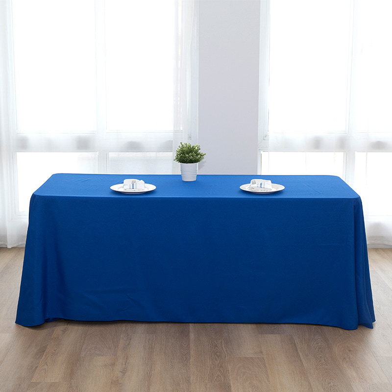 90x132 '' Sply Polyester solidum color Nuptialis convivium inapercloths