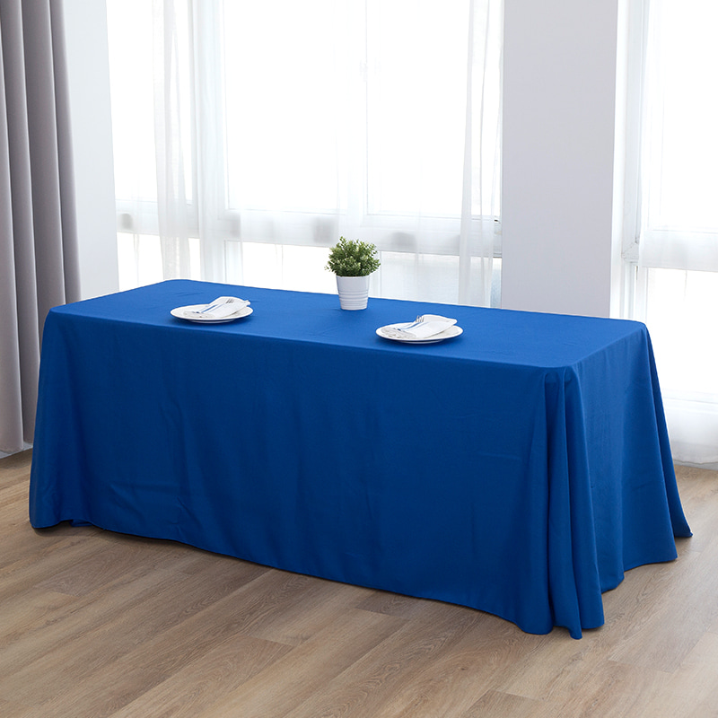 90x132 '' Sply Polyester solidum color Nuptialis convivium inapercloths