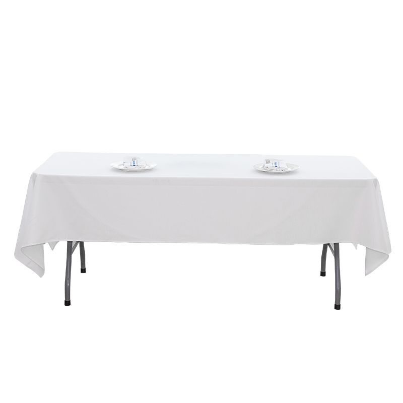 60x102 '' '217GSM Polyester solidum color Nuptialis convivium in tablecloth