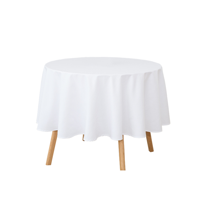 Rotundus 217GSM Polyester Yarn solidum color Nuptialis convivium in Tabecloths
