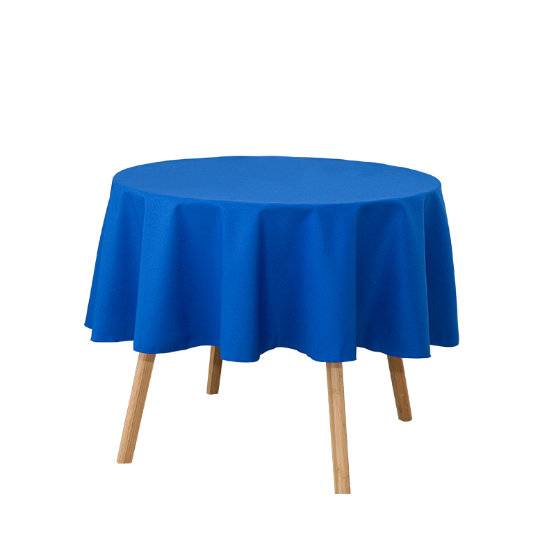 Rounder Suspendisse Polyester solidum color Nuptialis convivium Tabecloths