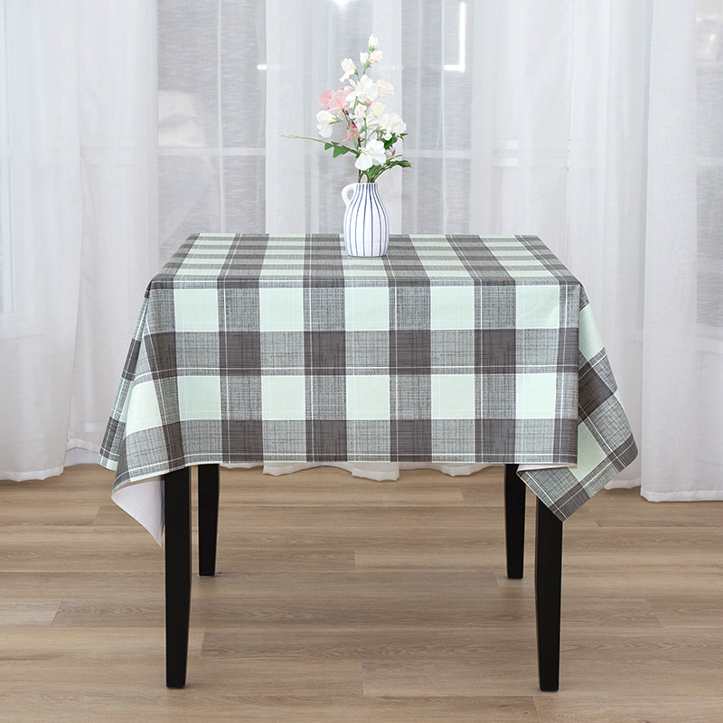 Plaid exemplar IMPERVIUS et oleum repugnans PVC Tableoth
