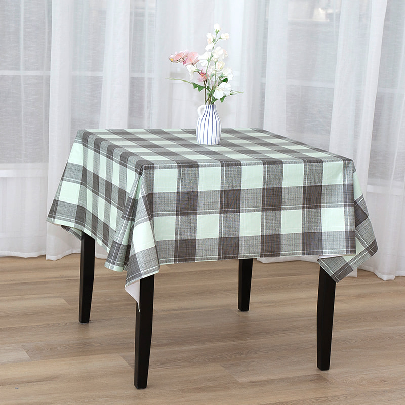 Plaid exemplar IMPERVIUS et oleum repugnans PVC Tableoth