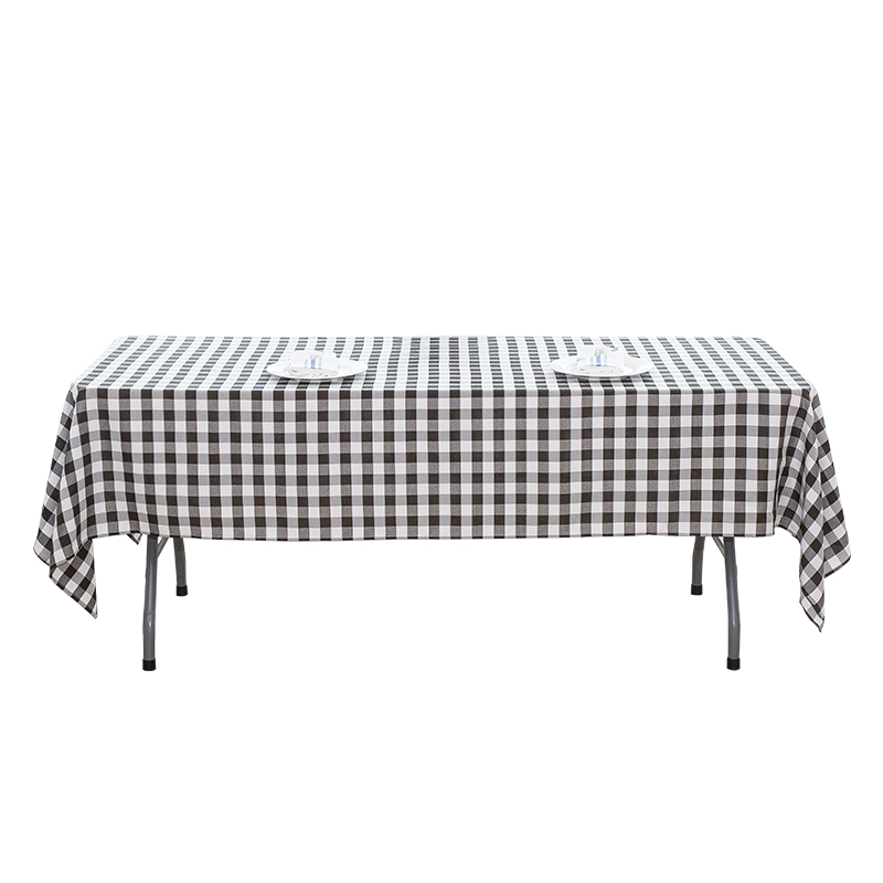 60x102 '' picnic partium rectangulum plaid texta tablecloths