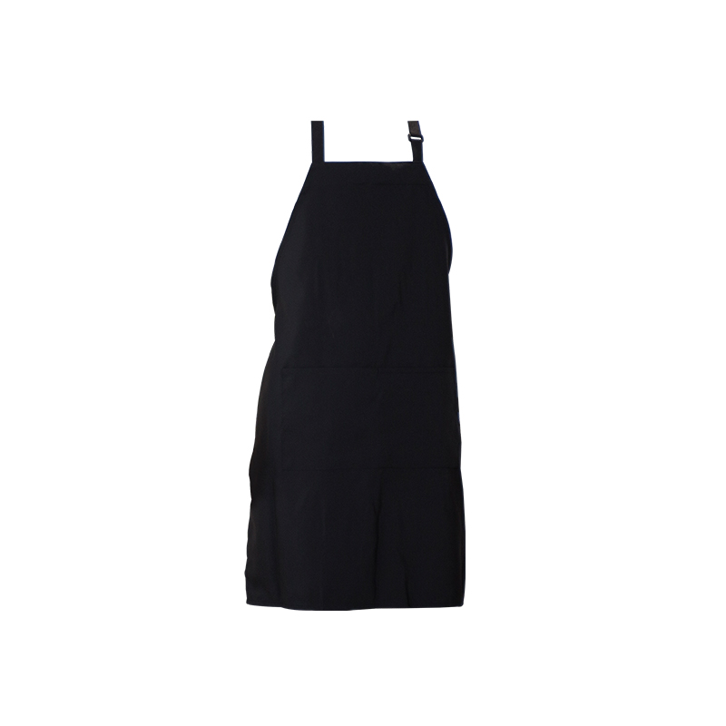 33x27 '' solidum color polyester collo colla Apron cum loculos et Puga pyga