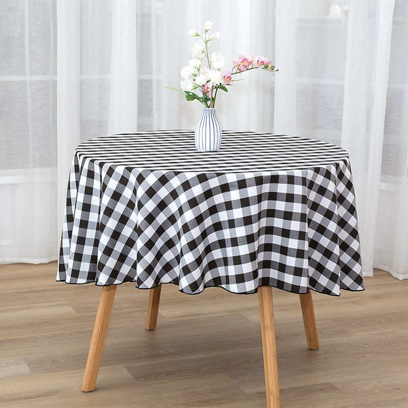 R70 '' Petropolis Party Party Plaid Textecloths
