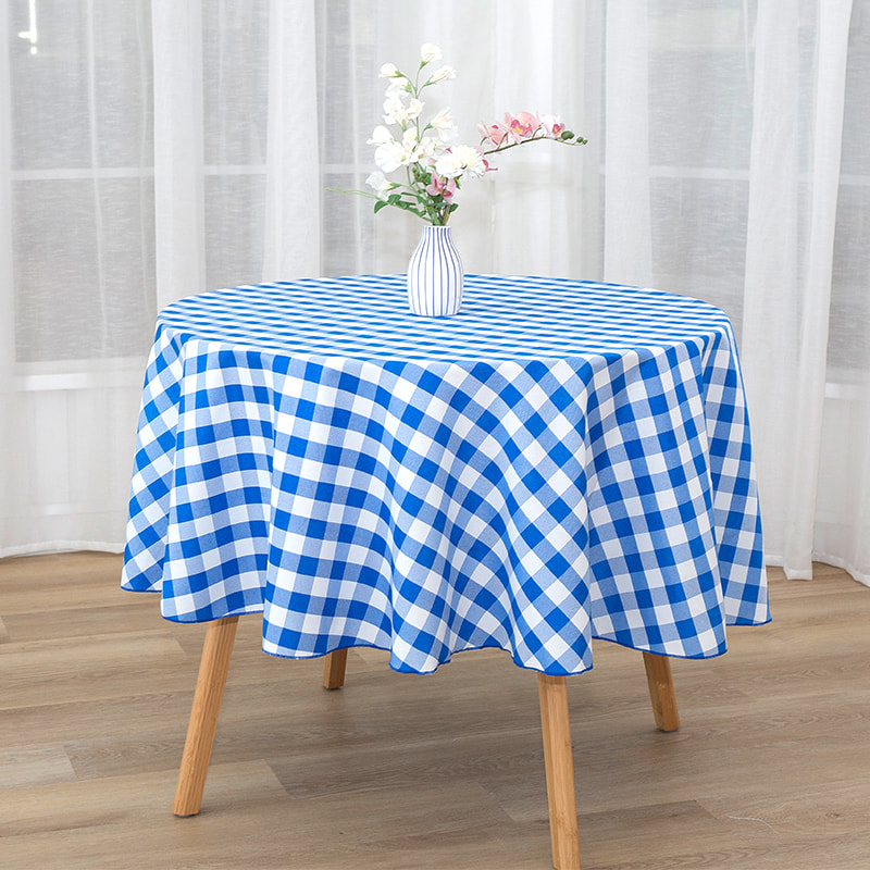 R70 '' Petropolis Party Party Plaid Textecloths