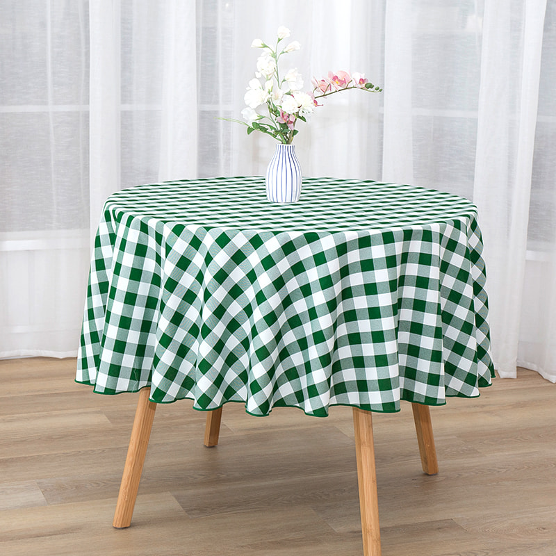 R70 '' Petropolis Party Party Plaid Textecloths