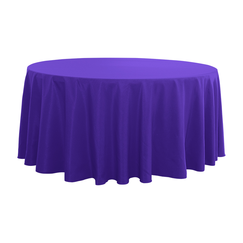 Large Rotundus Polyester solidum color Nuptialis convivium inapercloths