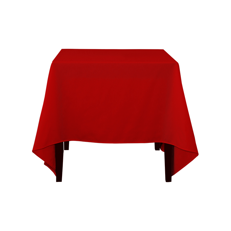 Quadratum 217gsm Polyester solidum color Nuptialis convivium in mensuram