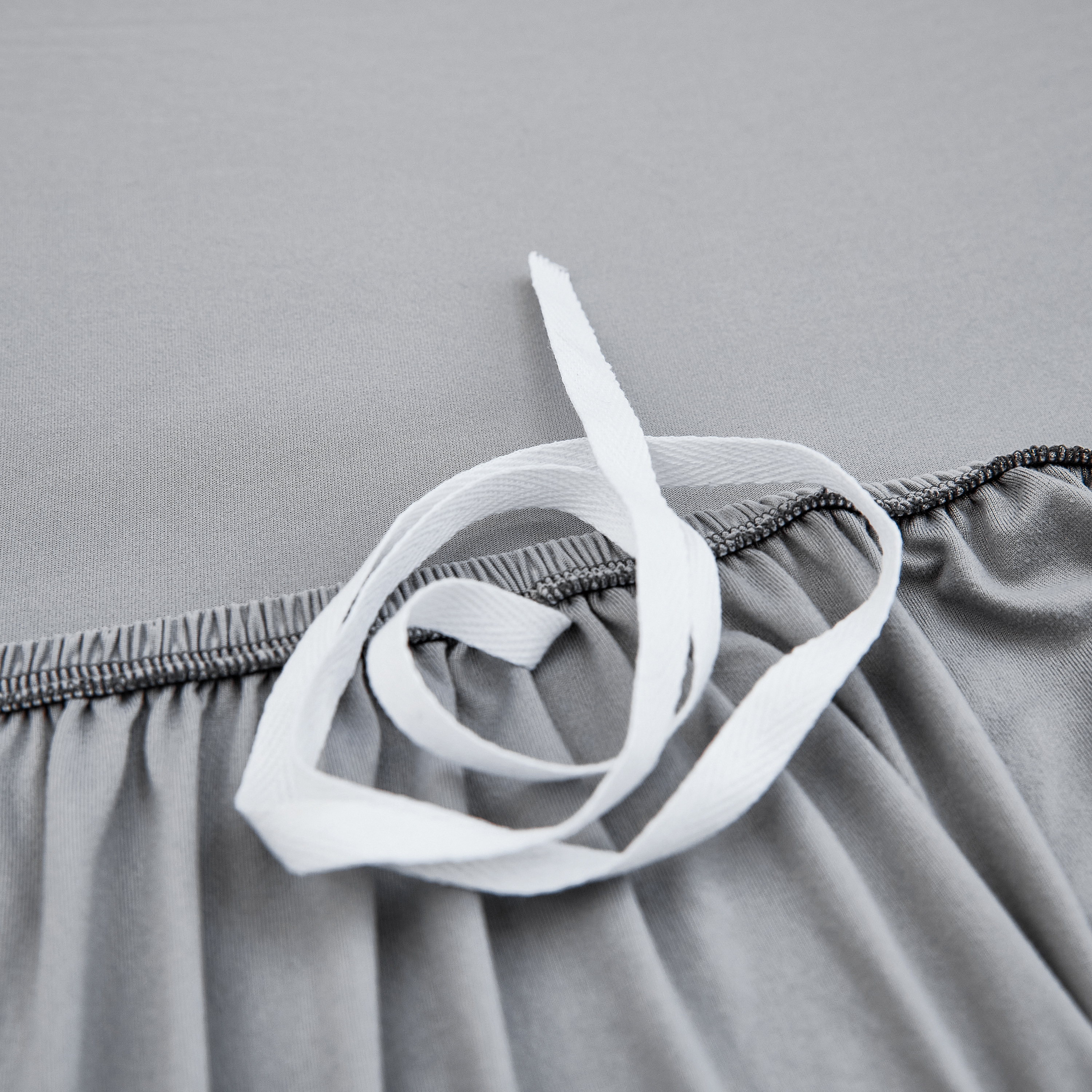 Microfiber polyester groy elastica lectus