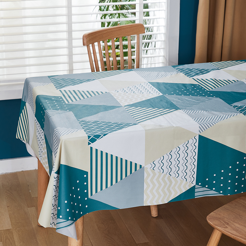 Geometrica exemplum IMPERVIUS et oleum-probationem PVC Tablecles