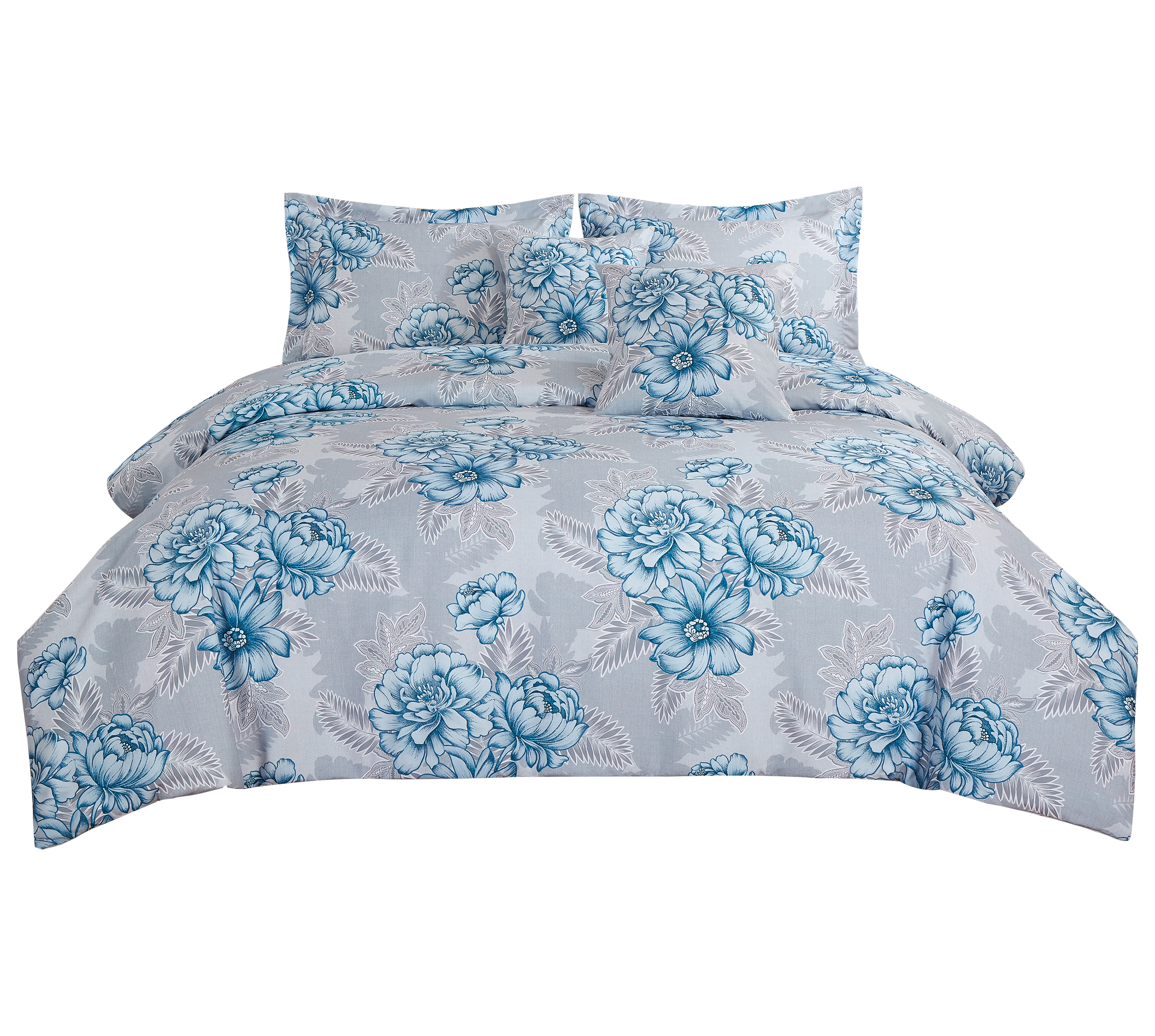Big Blue Peony Printing torum Set